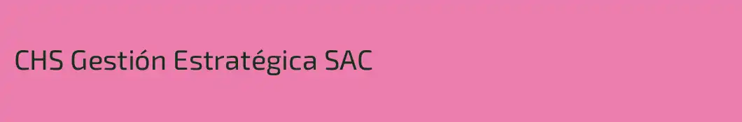 CHS Gestión Estratégica SAC